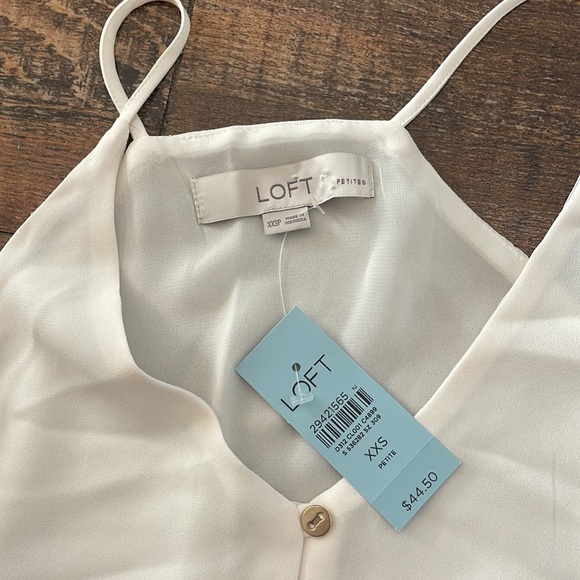 Loft cream blouse size XXS - Picture 2 of 3